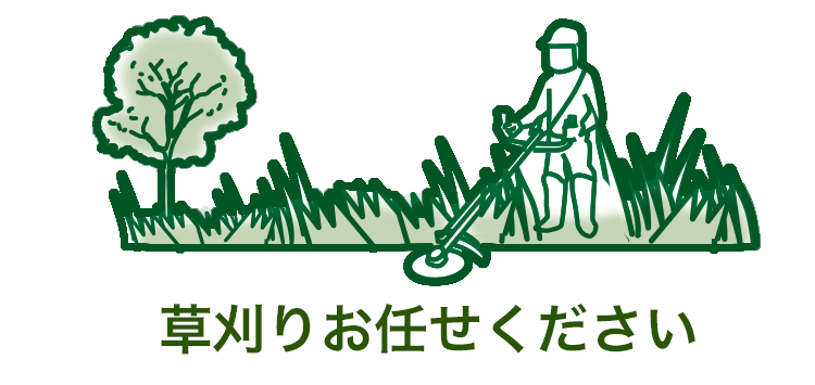 草刈り、耕作放棄地、裏庭
